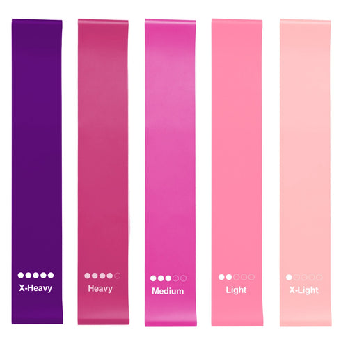Resistance loop bands, set of 5